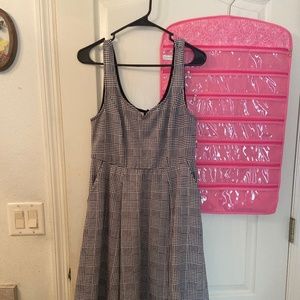Houndstooth schoolgirl dress